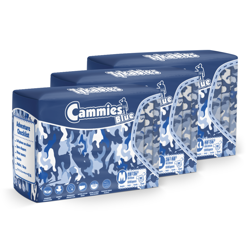 Cammies Blue Diapers