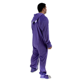 Purple Bear Hooded Liddles Sleepers