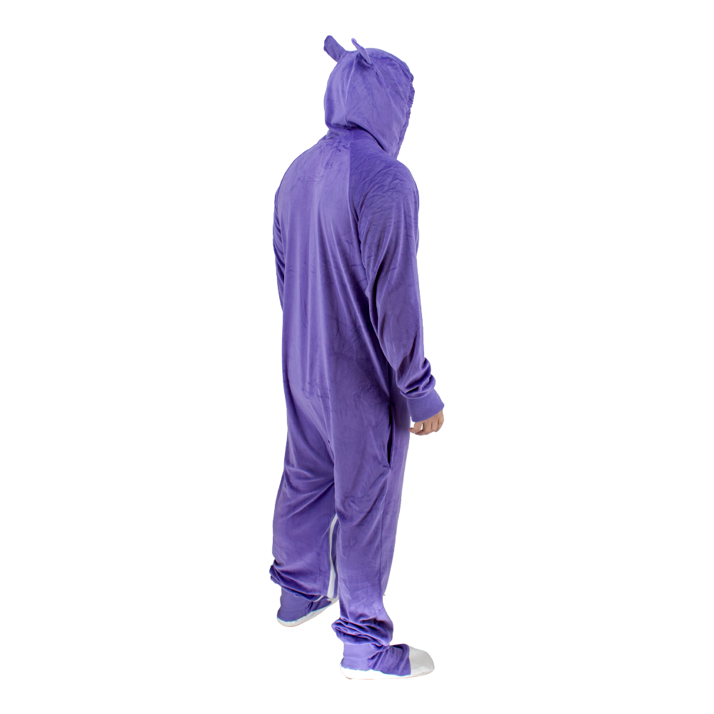 Purple Bear Hooded Liddles Sleepers