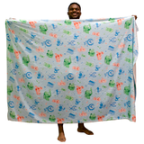 Little Builders Fleece Baby Blanket