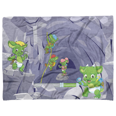 Potty Monsters Fleece Baby Blanket