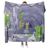 Potty Monsters Fleece Baby Blanket