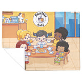 Purrfect Cafe Fleece Baby Blanket