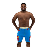 Twill Cargo Shorts Blue