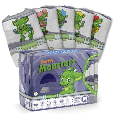 Potty Monsters Diapers