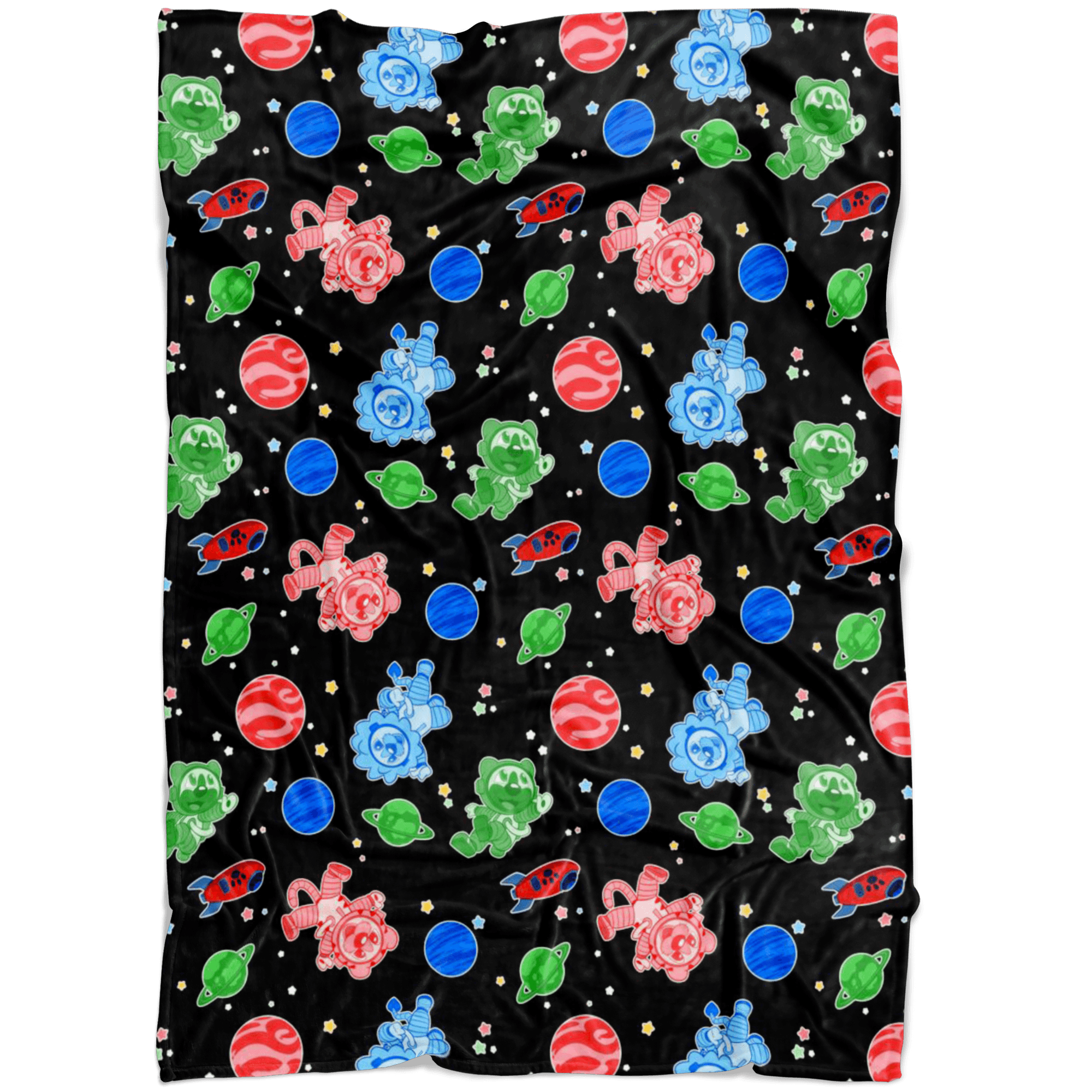 Galactic Patterned Fleece Baby Blanket - Tykables