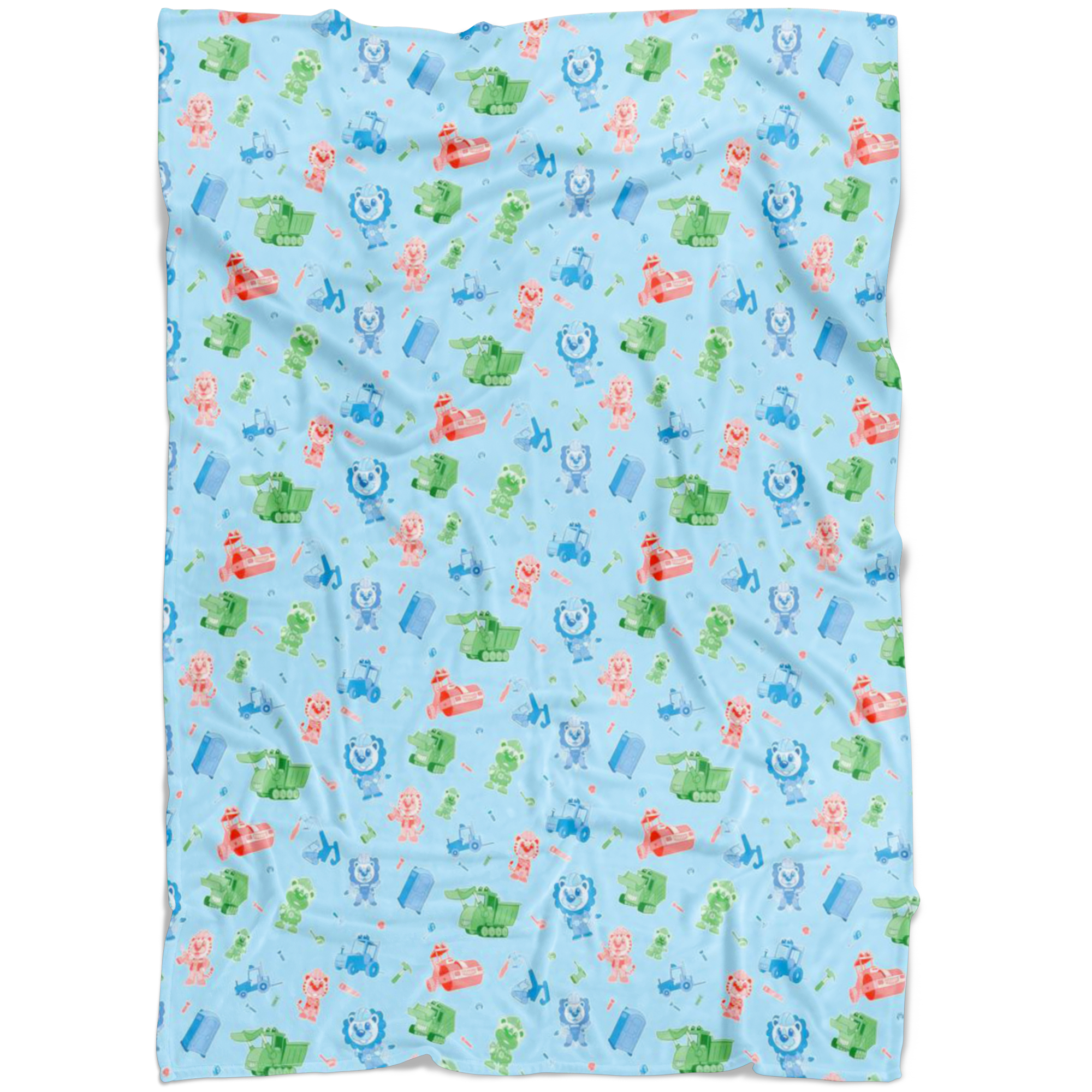 Little Builders Fleece Baby Blanket - Tykables