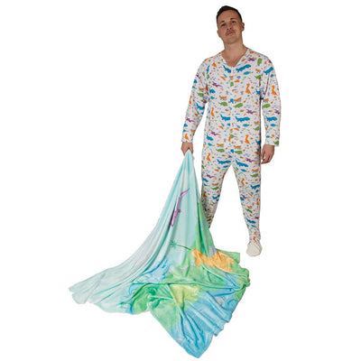 Little Rawr Fleece Baby Blanket - Tykables