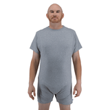 Grey Snappies Romper