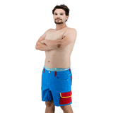 Twill Cargo Shorts Blue