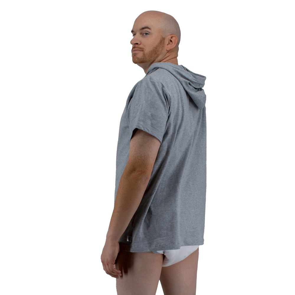 Grey Snappies Hoodie