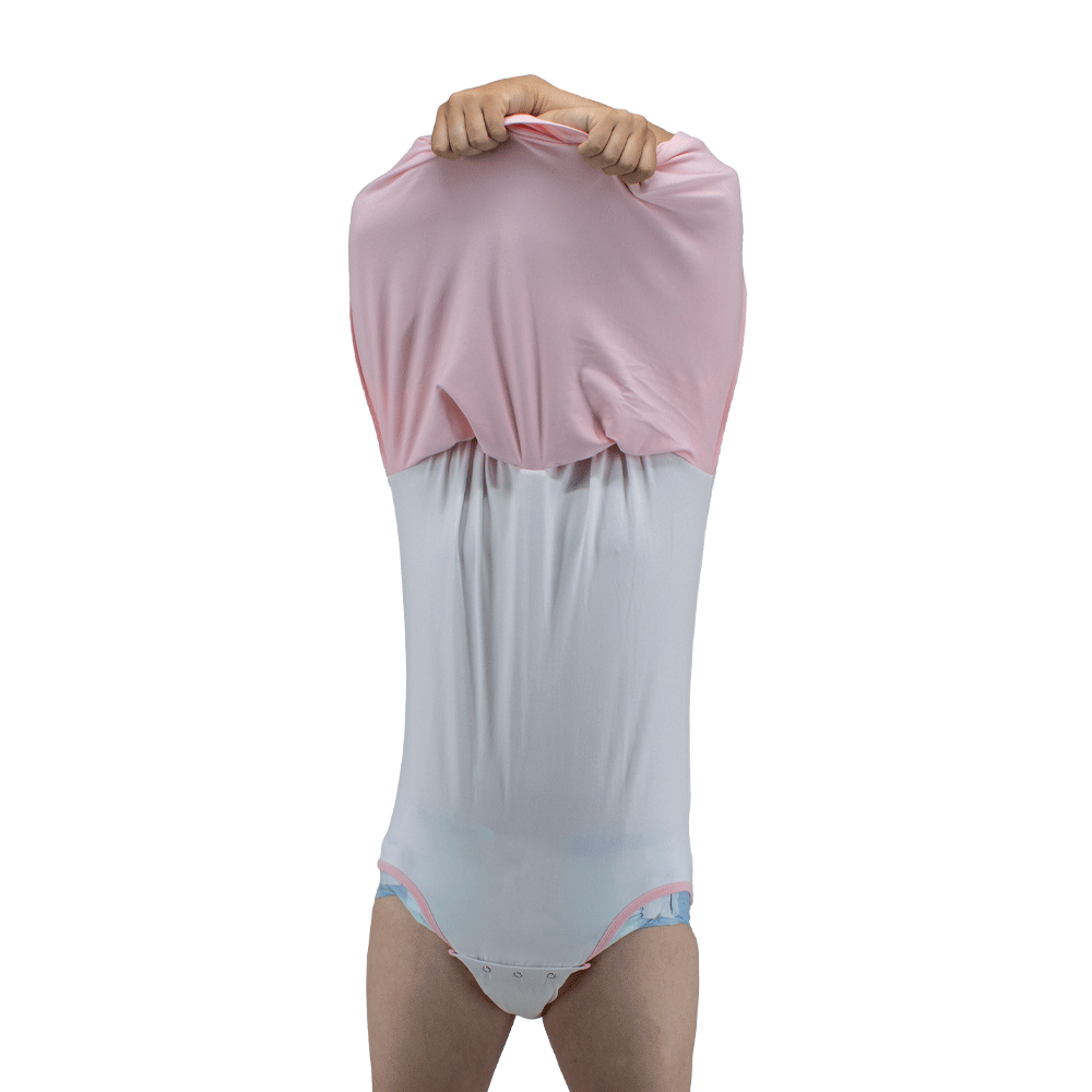 Baby Pink Snappies Polo