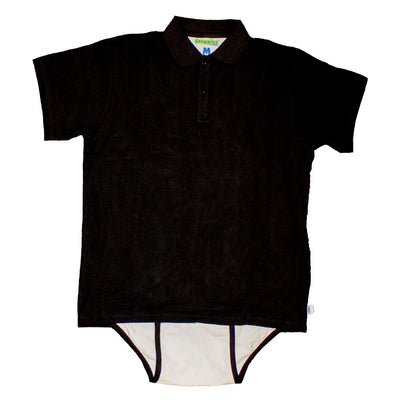 Black Snappies Polo
