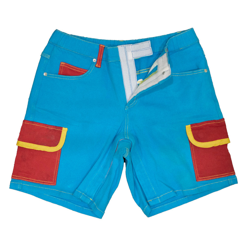 Twill Cargo Shorts Blue