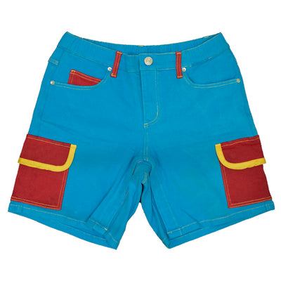 Twill Cargo Shorts Blue