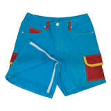 Twill Cargo Shorts Blue