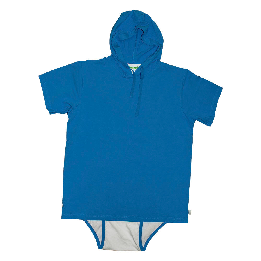 Blue Snappies ABDL Hoodie | Adult Onesie and Ageplay Clothing