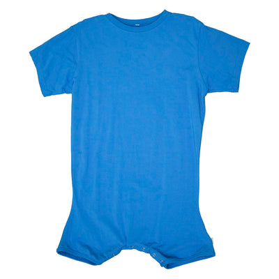 Blue Snappies Romper