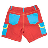 Twill Cargo Shorts Red