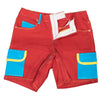 Twill Cargo Shorts Red