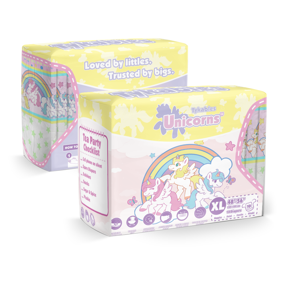 Unicorn Adult Diapers | Diapers For Adults and Incontinence – Tykables