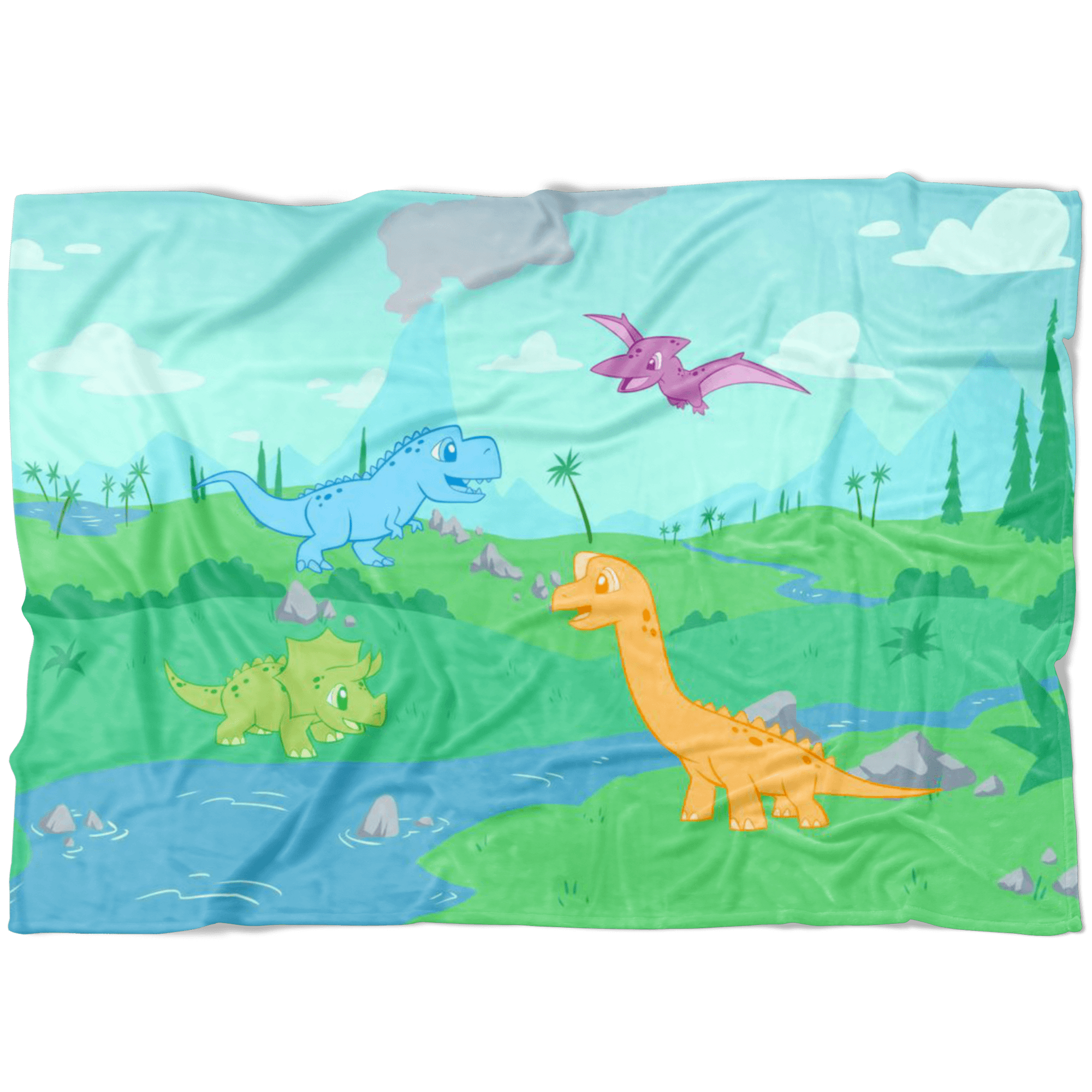 Little Rawr Fleece Baby Blanket - Tykables