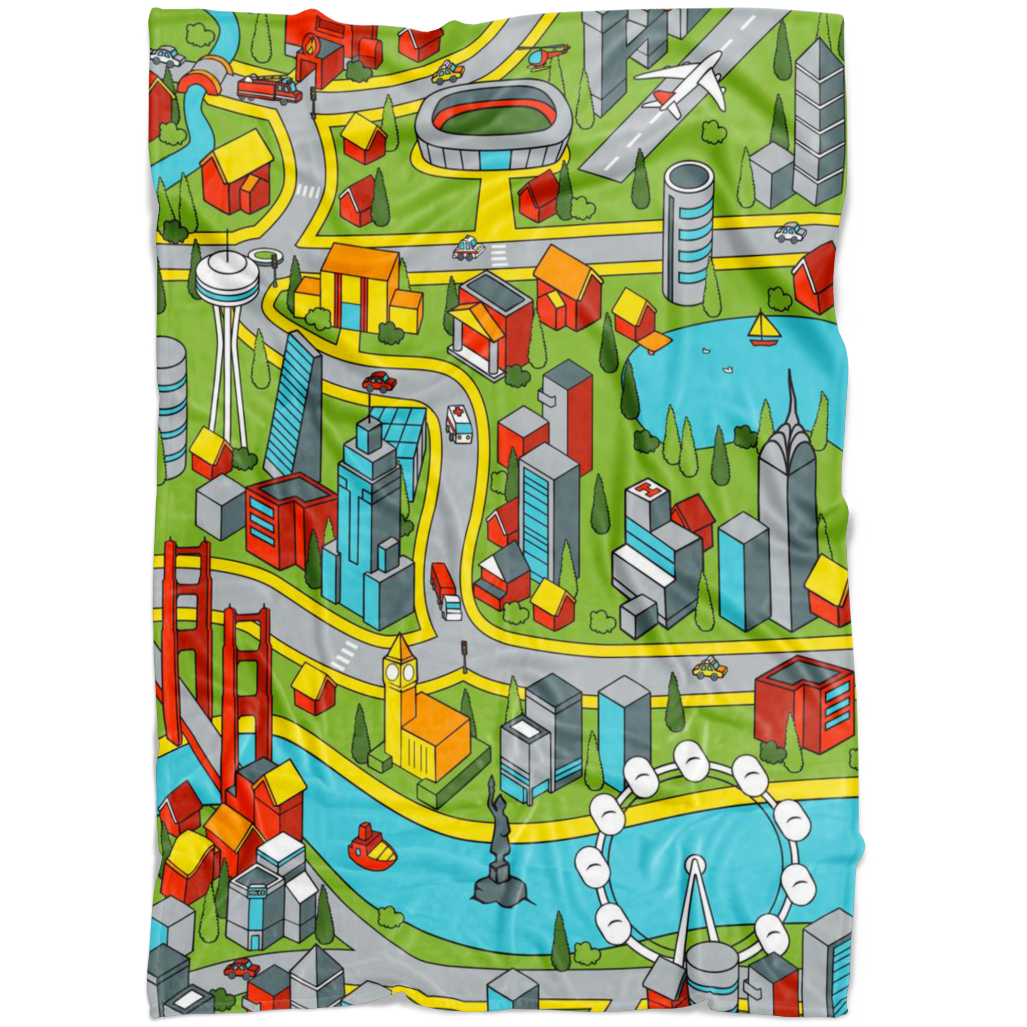 Metro Fleece Baby Blanket - Tykables