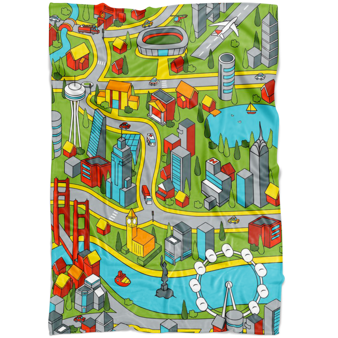 Metro Fleece Baby Blanket - Tykables